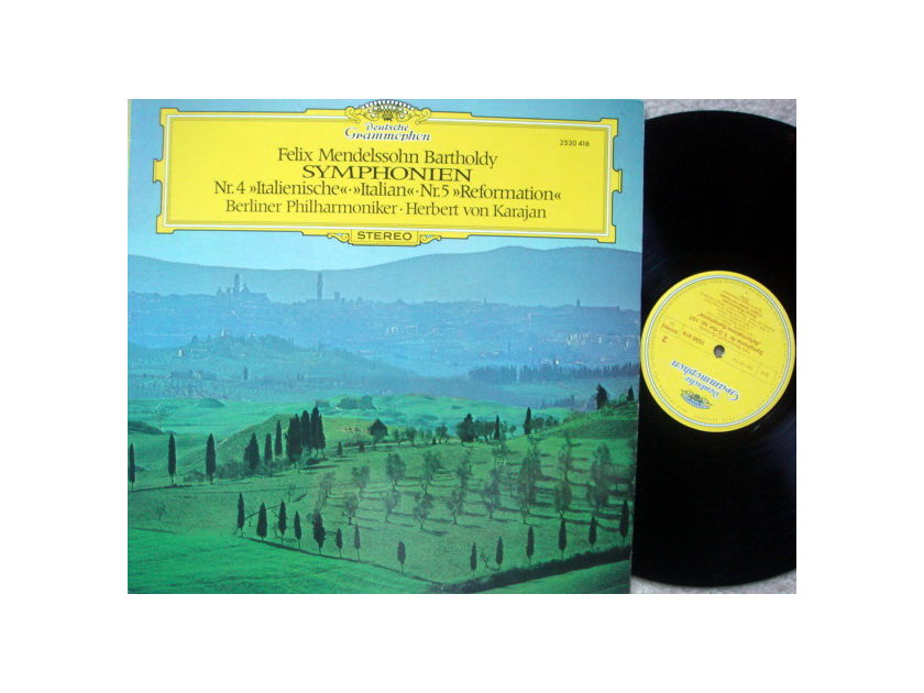 DG / KARAJAN/BPO, - Mendelssohn Symphony No.4 Italian &, No.5 Reformation,  NM!