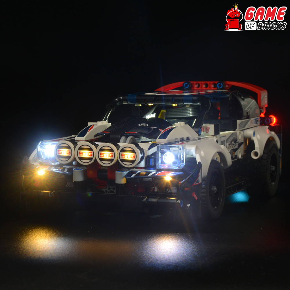 lego 42109 rally car lights
