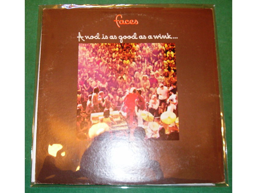 FACES "A NOD IS AS GOOD..." - 1971 1st PRESS WB GREEN LABEL ***EXCELLENT 9/10***