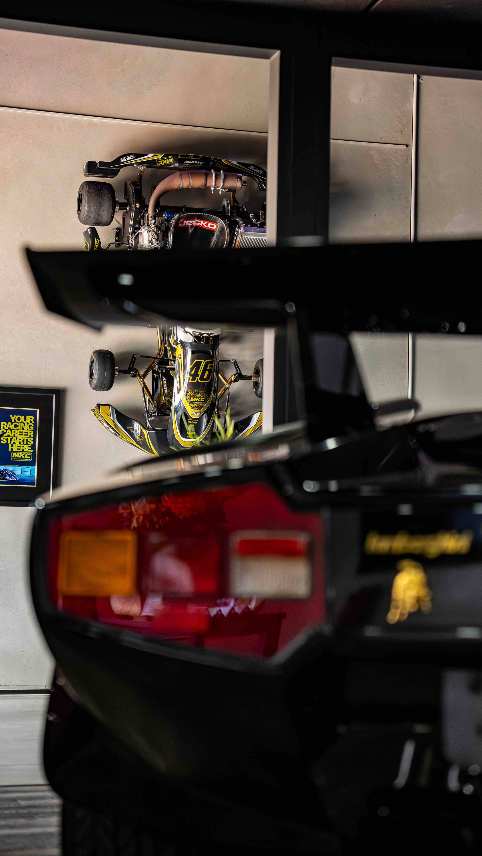 Art Installation of a Race Kart