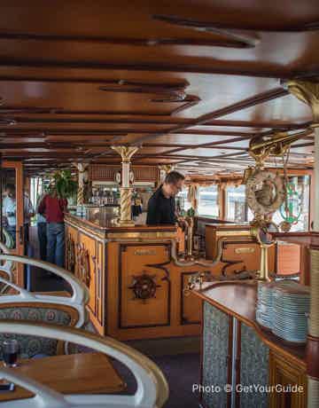 Interior is tastefully designed for a cozy experience