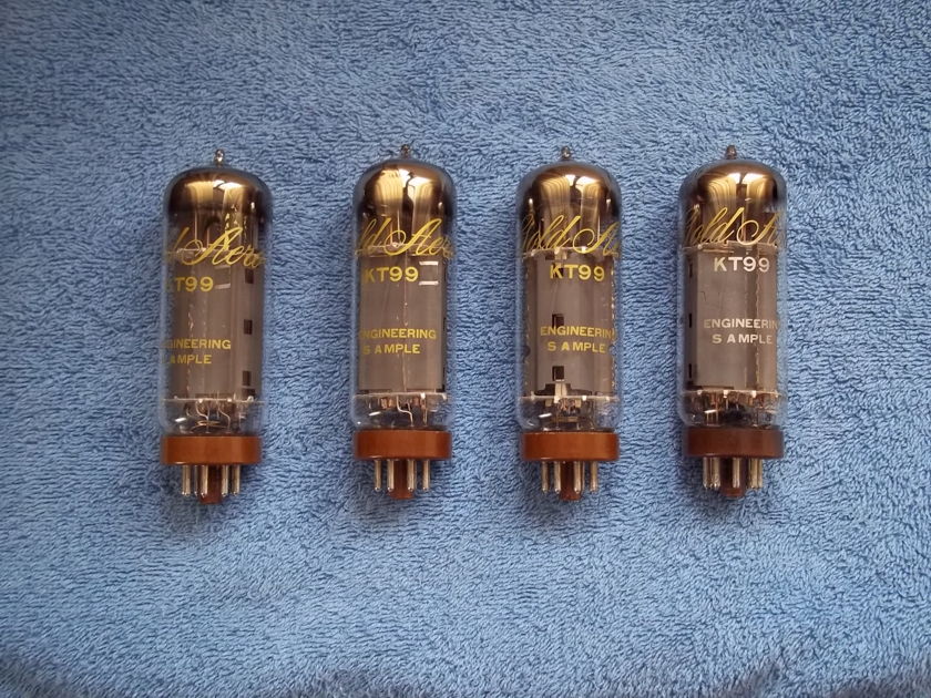 Gold Aero  KT-99 output tubes, very rare 4 tubes total ,amplitrex tested