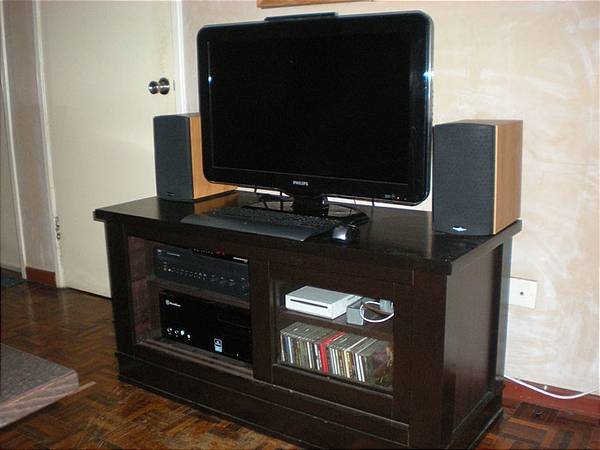 bedroom home entertainment system