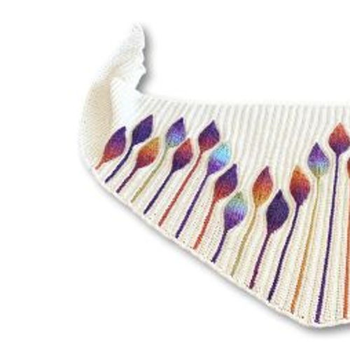 Embossed Natura Shawl Pattern Only