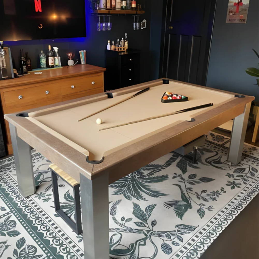 FMF Spirit Tournament Black Stealth Slate Bed Pool Table