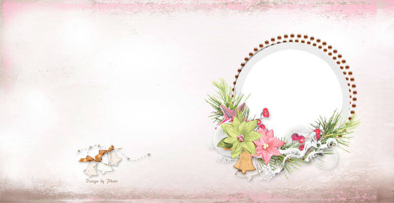 Фотокнига в PSD формате для Фотошоп - новогодние праздники