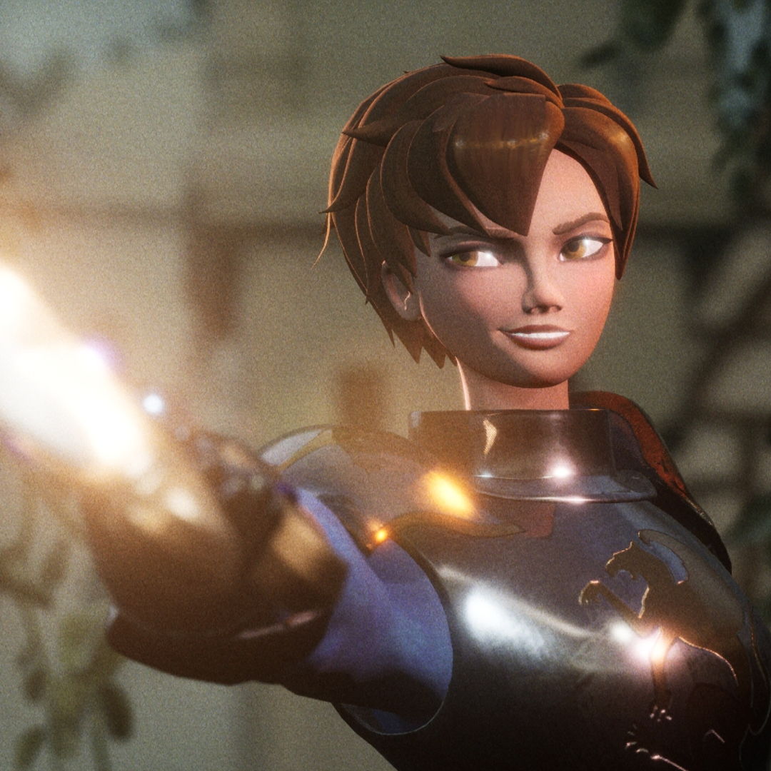 Image of Her Blade Rae Model and Rig