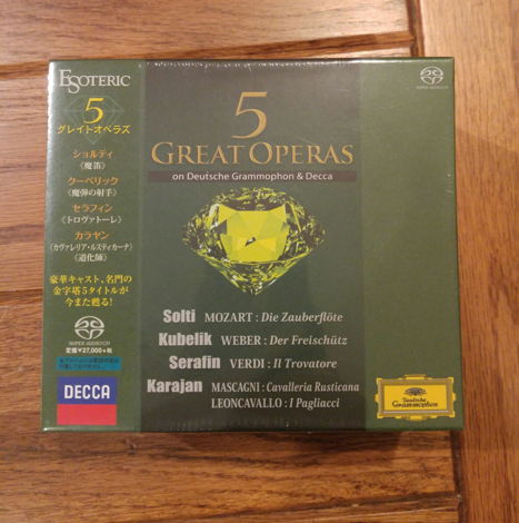 Esoteric - SACD boxset,  - 5 GREAT OPERAS, Mozart, Webe...