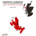 Carte localisation de la distillerie écossaise Isle of Skye Distillers