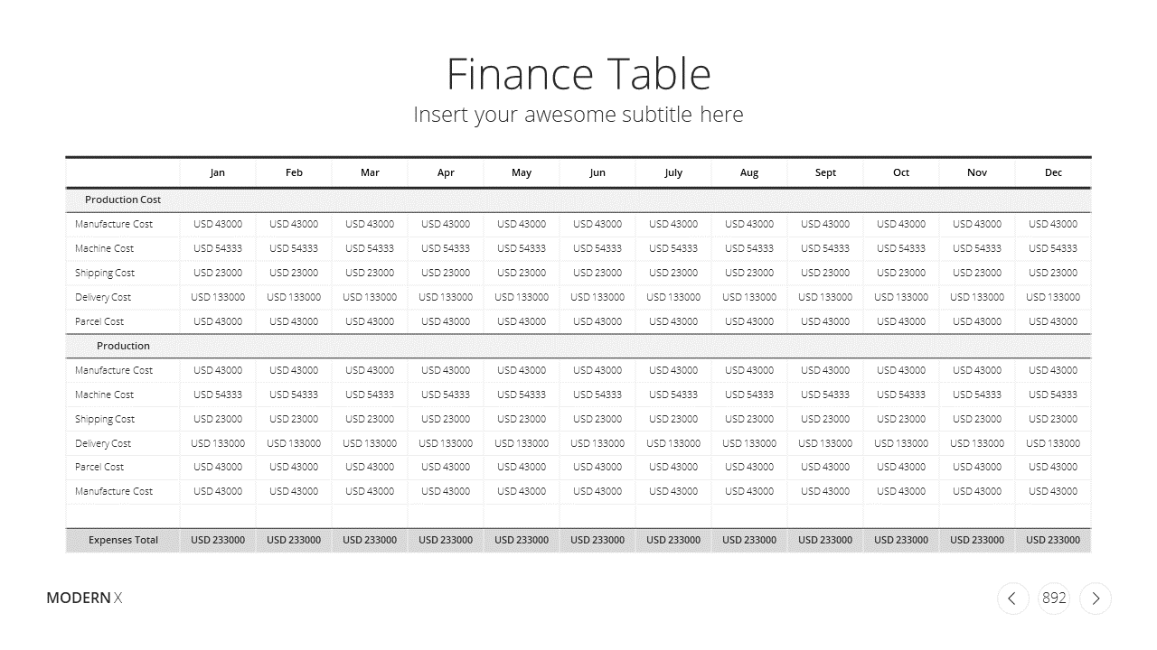 Modern X Consulting Firm Proposal Presentation Template Subtitle