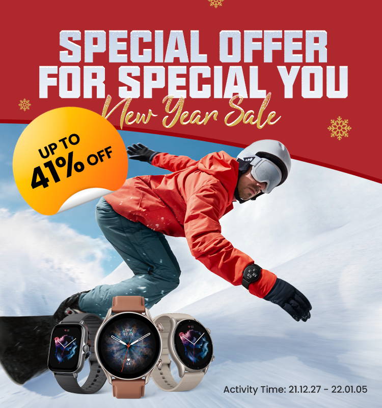 christmas and new year sale Amazfit eu
