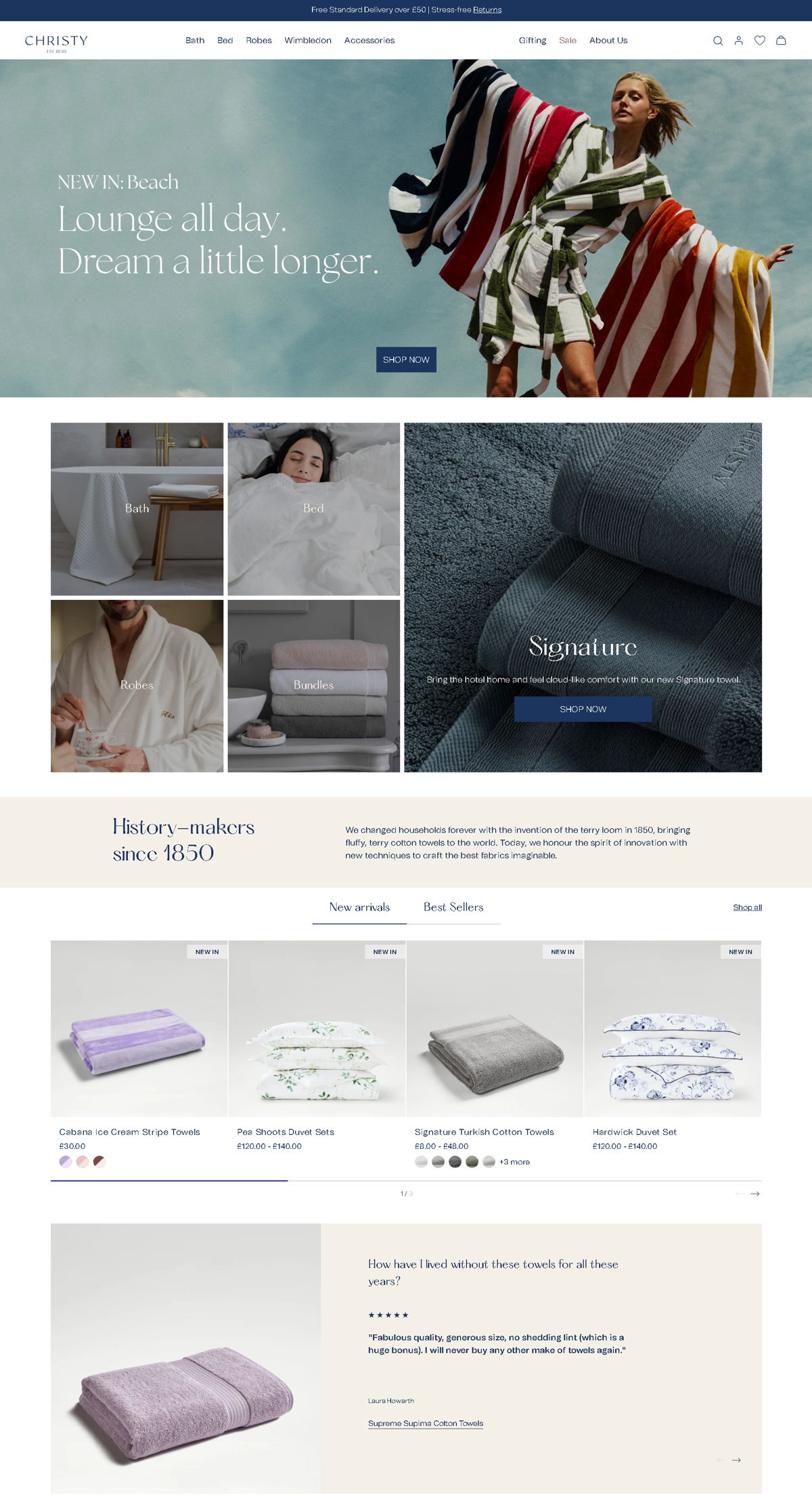 Screenshot of CHRISTY, from the homepage examples collection.