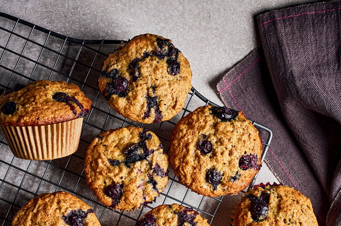 Muffins aux bleuets (les meilleurs)