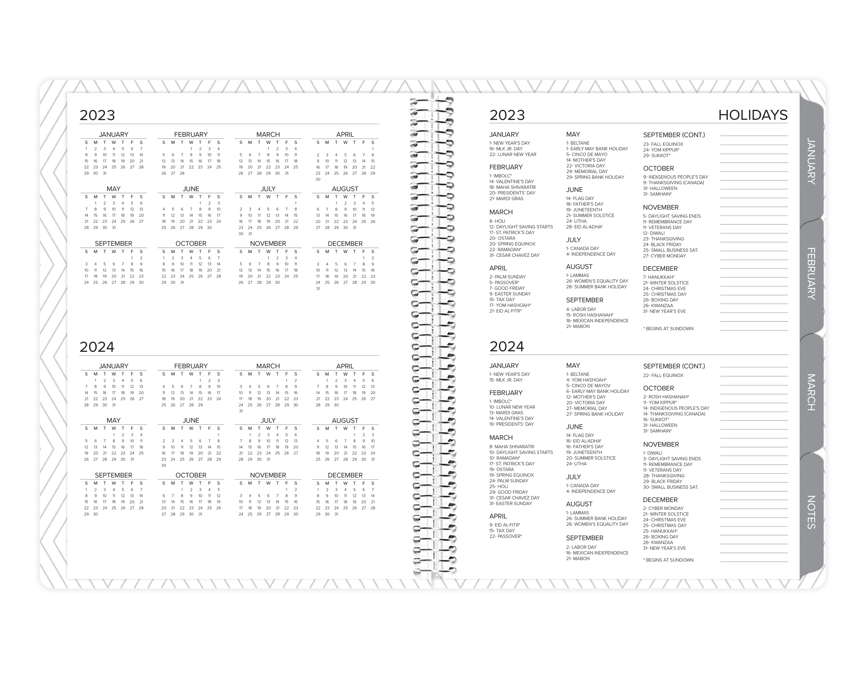 amplify planner year at a glance