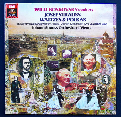 EMI LP  Willi Boskovsky  Conducts  Josef Strauss  Waltzes & Polkas