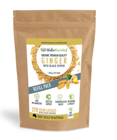 Ginger Powder Capsules Buffered