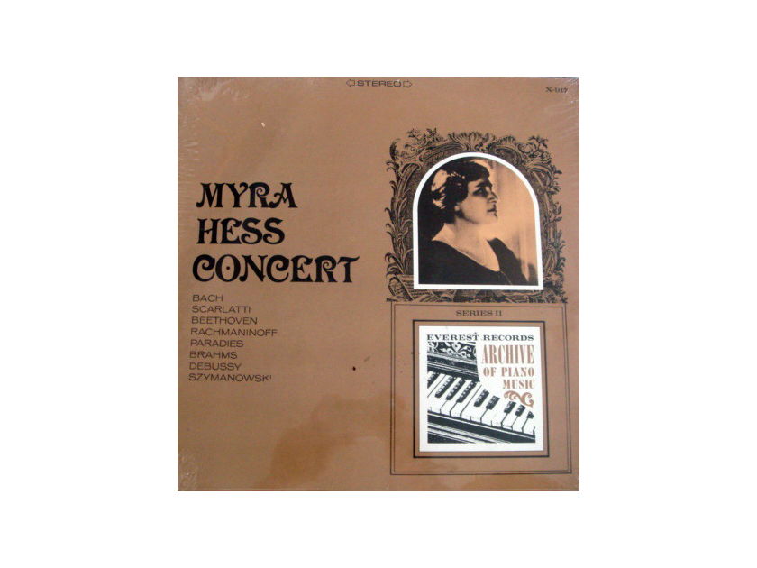 ★Sealed★ Everest /  - MYRA HESS Concert, Bach-Scarlatti-Beethoven piano Music!