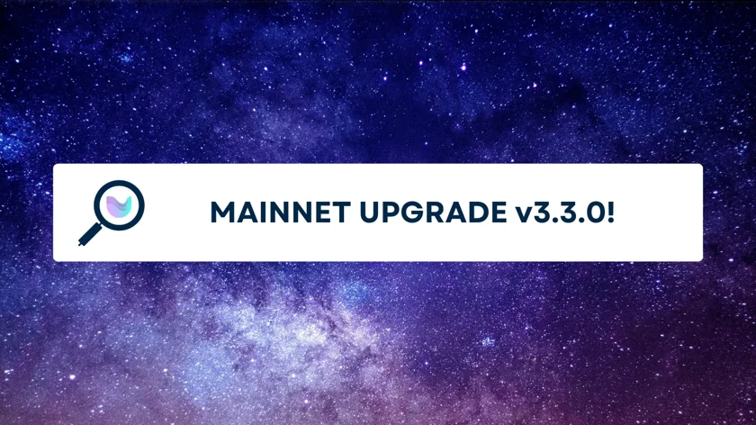 A picture that shows the cover picture for Umee's upgrade to v3.3.0
