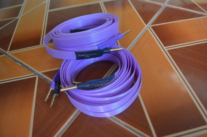 Nordost Purple Flare Leif pair of speaker cables 3M len...