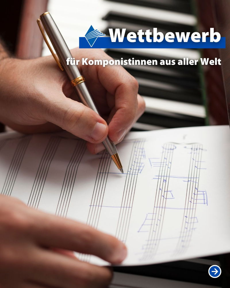 🎼 Internationaler Komponistinnen-Wettbewerb 2026 🎼

Du komponierst für Blasorchester und möchtest deine Musik auf die große Bühne bringen? 🌍🎶 

Dann ist der Komponistinnen-Wettbewerb des Oberösterreichischen Blasmusikverbands (@ooeblasmusikverband) d