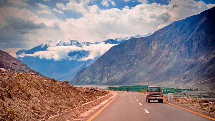 Following the ancient Silk Road, the Karakoram Highway has a rich historical significance