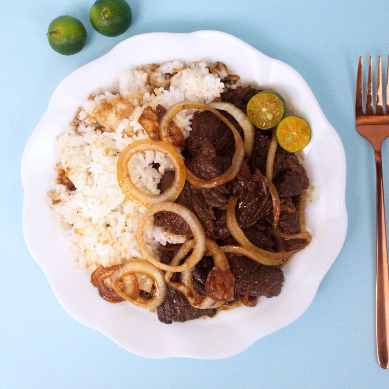 Bistek Tagalog (Filipino Beef Steak)