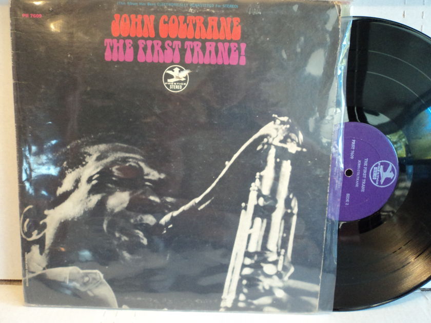 John Coltrane  - The First Trane! PRST 7609 RVG Prestige purple label 1st Stereo press