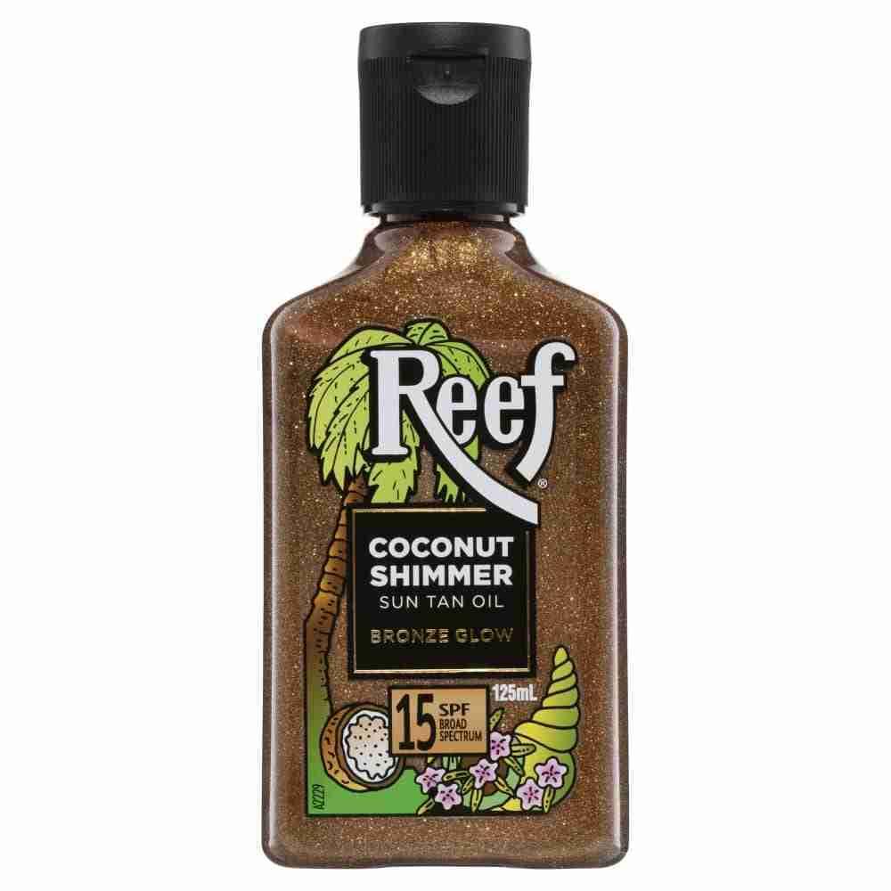 Reef Coconut Shimmer Oil Bronze Glow SPF15 125ml - Image 2