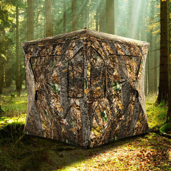 Kick Out Pop-Up Ground Blind, Premium Hunting Blind