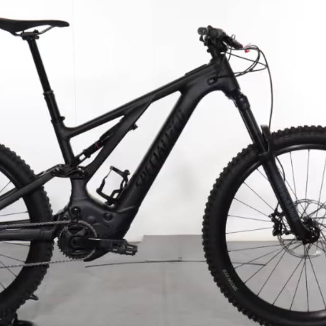 a Specialized Turbo Levo full suspension electric mountain bike