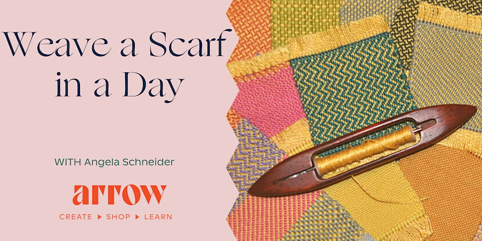 Weave a Scarf in a Day with Angela Schneider promotional image