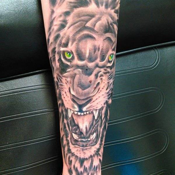 Tatouage Lion Avant Bras Imperméable