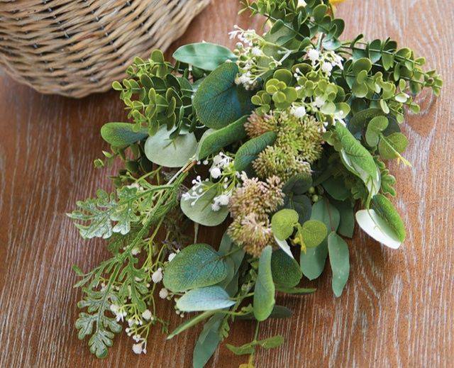 Bundle of Faux Mixed Greenery with Eucalyptus 
