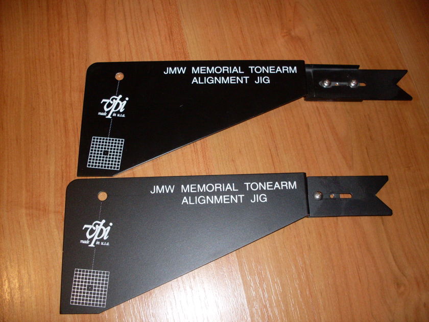 VPI JMW memorial tonearm alignment jig for use with JMW  9 through jmw 10.5