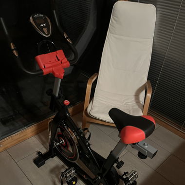 Indoor Fahrrad Fitnessbike mit fl