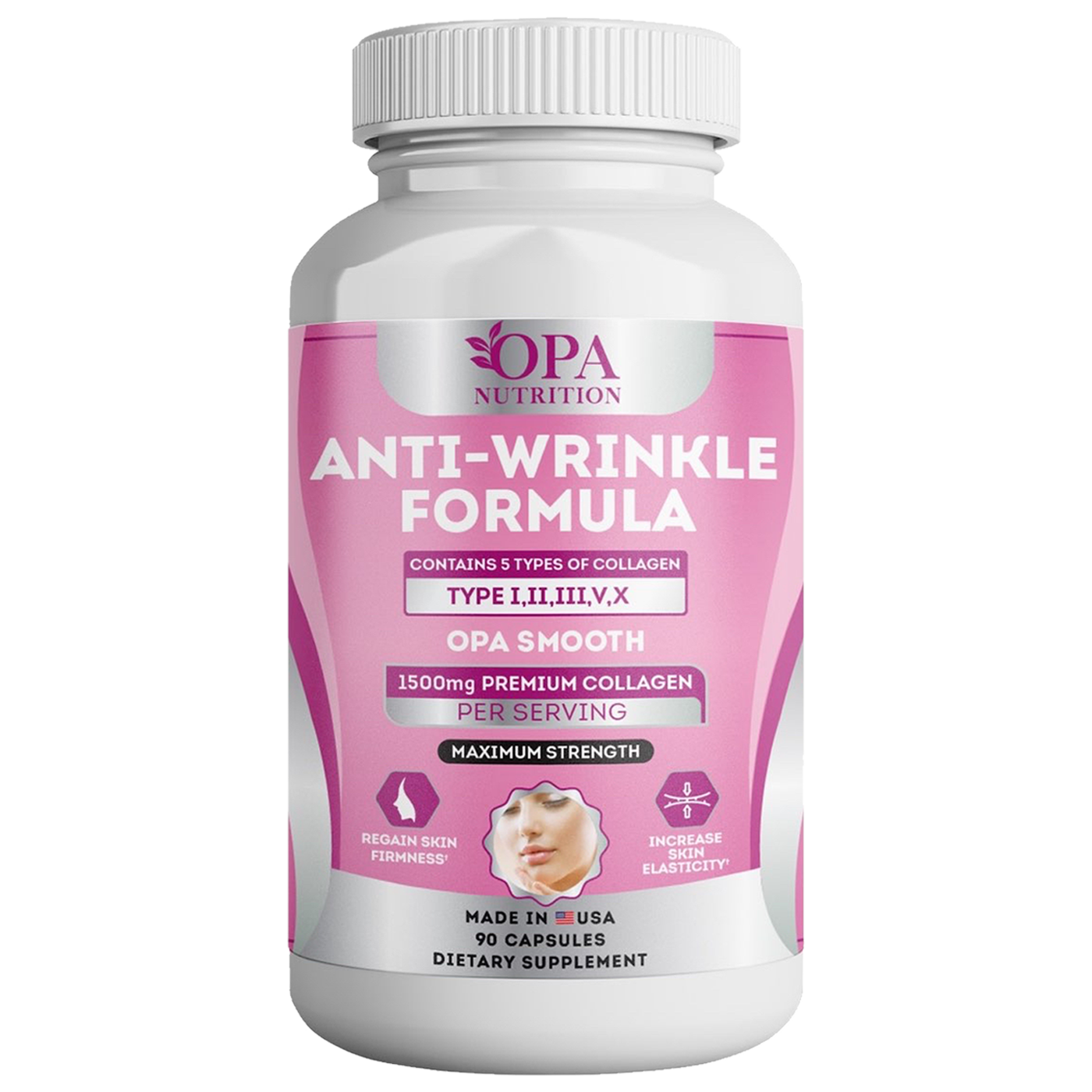 Green Tea Fat Burner for Women with Raspberry Ketone - 60 Ct. Front ingredients
