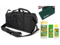Sportsman's Range Bag Black with Remington Oil 1oz bottle, Remington Oil Pop-Up Can, Remington Pad, Remington Drilube 4oz aerosol