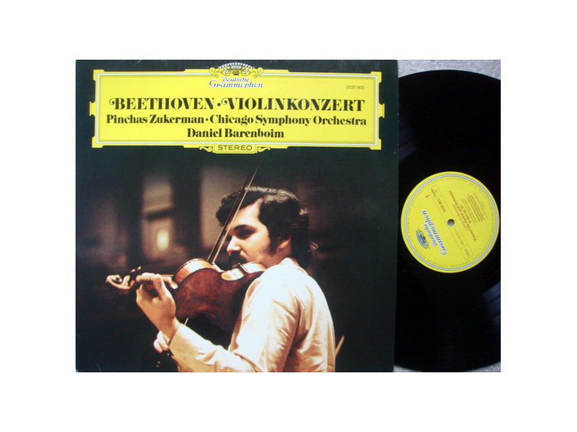 DG / ZUKERMAN-BARENBOIM, - Beethoven Violin Concerto, MINT!