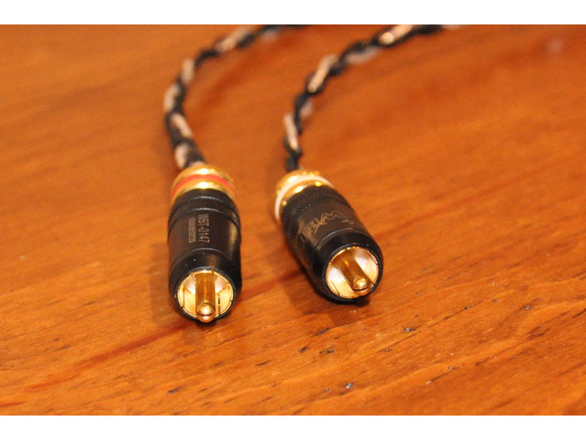 Kimber Kable Silver Streak SE 0.5m RCA Interconnects with WBT 0147 Connectors