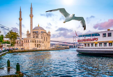 Bosphorus Luxury Catamaran Cruise with Dinner and Turkish Night Show