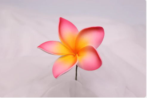 Sunrise Glow Frangipani Real Touch (6 Pack) - Realistic Artificial Flowers
