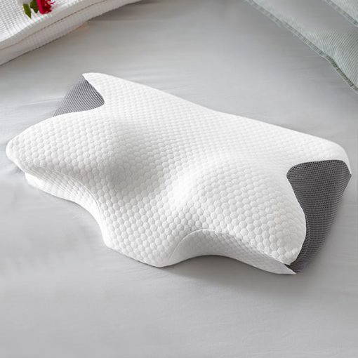 Coussin orthopédique pour genoux avec sangle