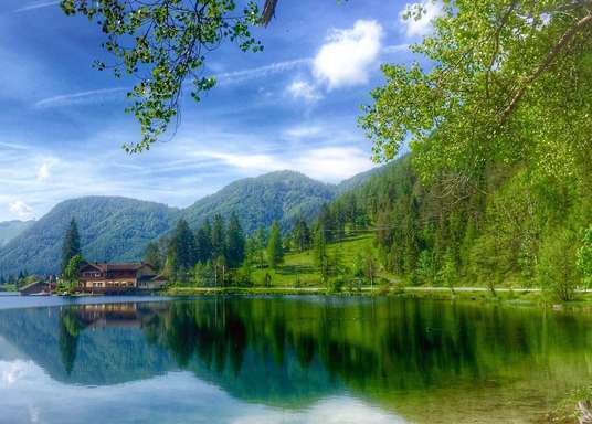 natural lanscape with water
