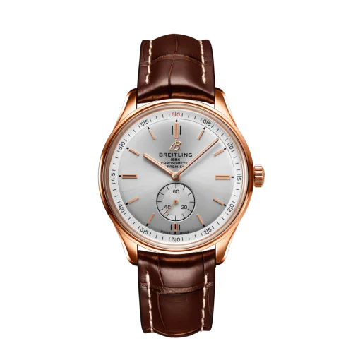 Premier Automatic 40 Red Gold / Silver / Croco Black / Folding