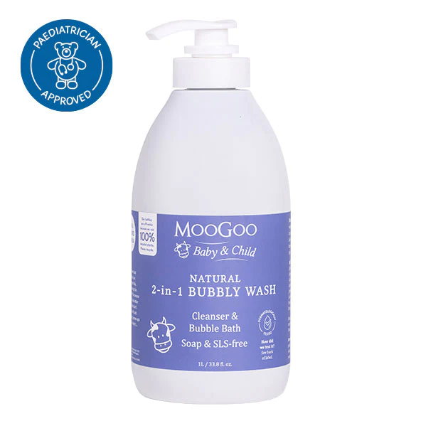 Moogoo 2-In-1 Bubbly Wash 1L