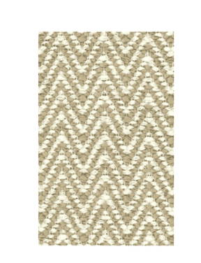 PVC indoor outdoor rug chevron tan and white