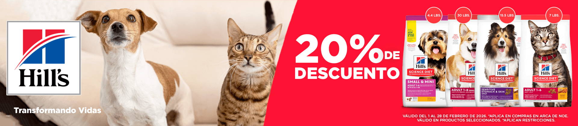 hill's science diet - 20% descuento