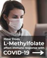 How does L-Methylfolate affect immune response with Covid-19
