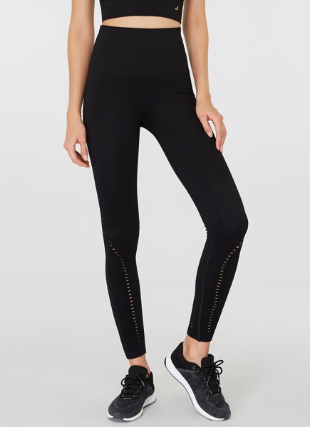 Jerf Womens Sanibel Black Seamless Active Leggings Econyl - Image 4