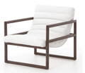 contemporary wood framed chair